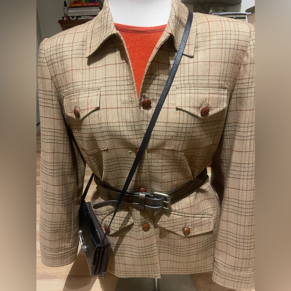 Triple Bundle set Blazer, Crossover wallet & cashmere Sweater